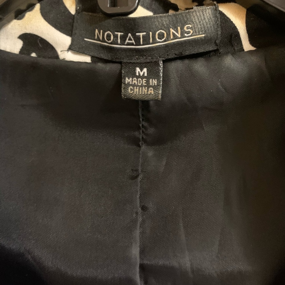 Notations 3 button Blazer Jacket - Picture 4 of 5
